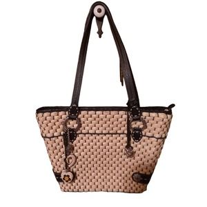 Brighton Straw/Basket Weaver Shoulder Bag